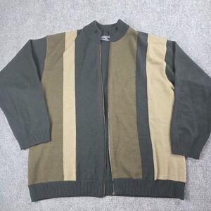 Fiordland Cardigan Sweater Men's 3X Pure New Wool New Zealand *ZIPPER BROKE*